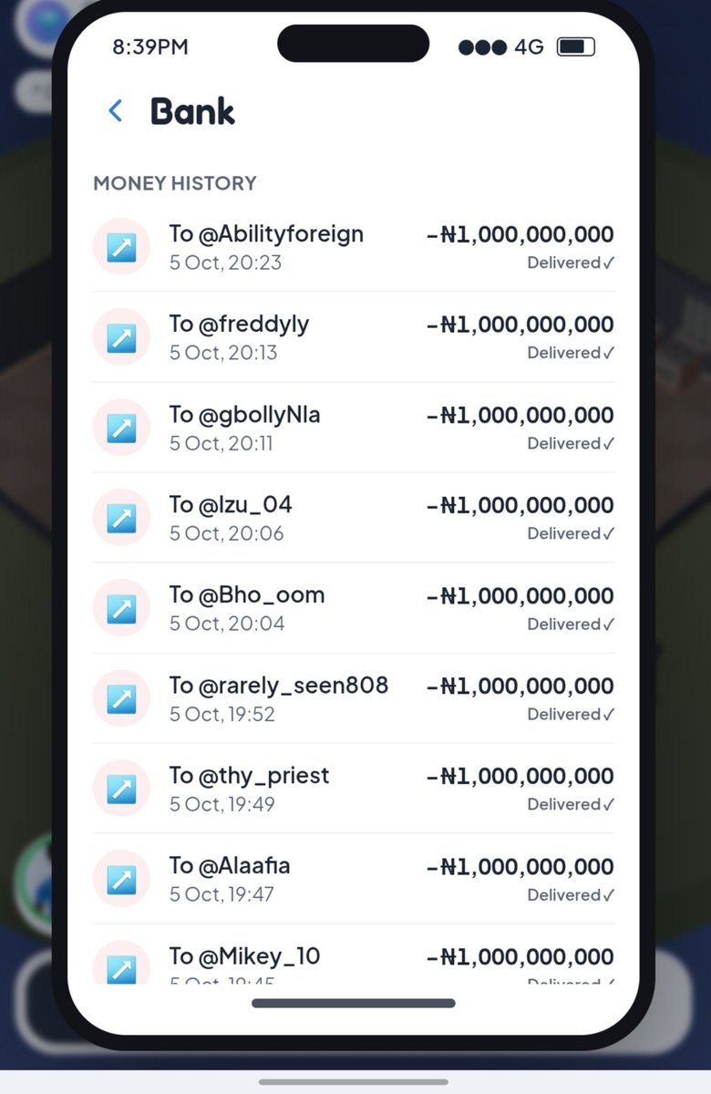 Hye_Tee's tweet photo. Another 1billion each for the first 30 people to follow my X account 

And drop their ID.

Remember to follow me first. 

@lagoslife
#lagoslife https://t.co/iz9hUcXEel