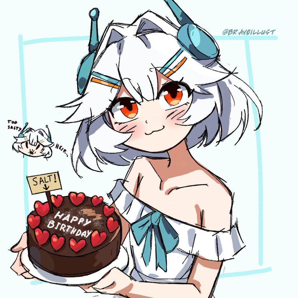 bravoillust's tweet photo. Happy birthday, our cute salt lover, here's a cake with your favorite flavor: SALT!
#elliestrations https://t.co/MqaANs1ql1
