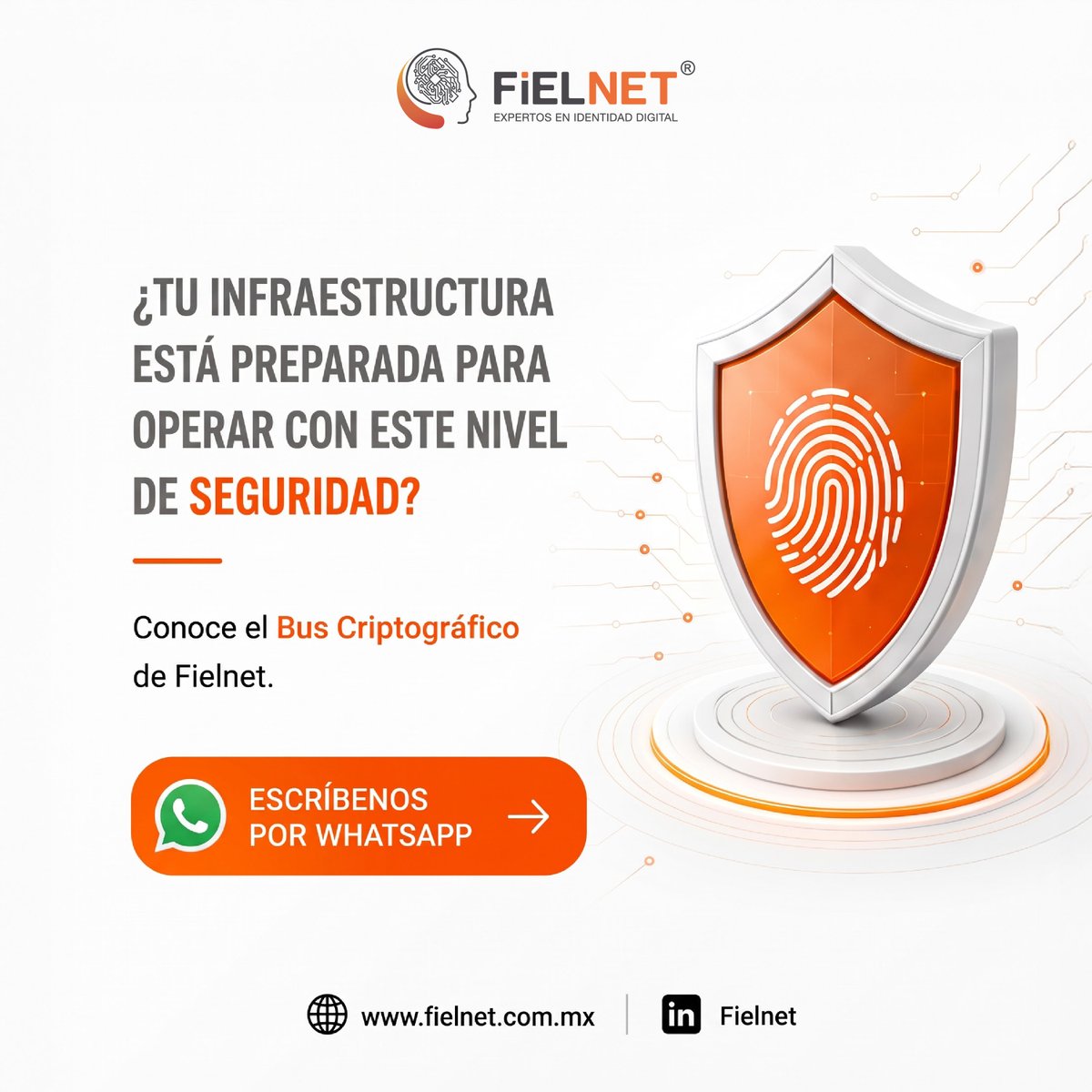 Fielnet_mx's tweet photo. 🔐 Bus Criptográfico de Fielnet: identidad digital segura para operaciones críticas, con autenticidad, integridad y cumplimiento. 👉 https://t.co/JBhMnu92Lo
#BusCriptografico #Fielnet https://t.co/RiOaTLUX6Z