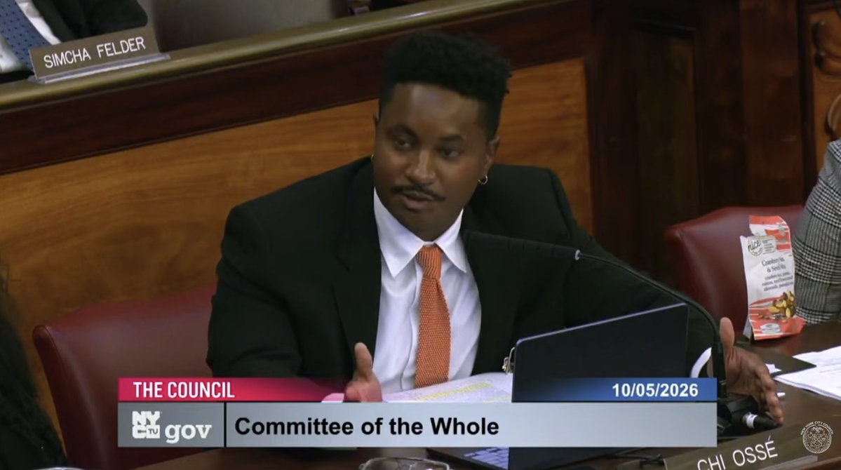 jessyednews's tweet photo. Councilmember @chiosse also called out the AI execs on their statements made under oath: "I know that a couple companies said that they supported the Raise Act, but let's be real here: It's well known that OpenAI, Anthropic, Google, Meta lobbied against the Raise Act for a year." https://t.co/C7W5TBU1dV