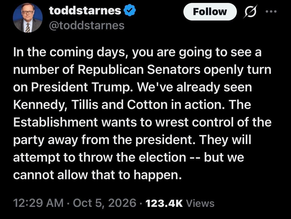 helpfulmeerkat's tweet photo. It's a little late since the primaries were this summer. That's how you prevent RINOs from throwing elections to Democrats and other things. 

Did Todd Starnes mention this at the time? Idk so I can't judge him either way. https://t.co/elvSCS2UIq
