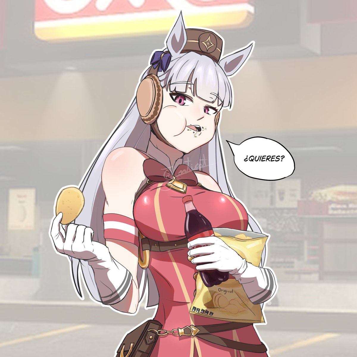 Joaticat_'s tweet photo. soy la goldship🗣️🔥
#umamusume #Goldship #ゴールドシップ #ウマ娘 https://t.co/IYOZfMxoy2