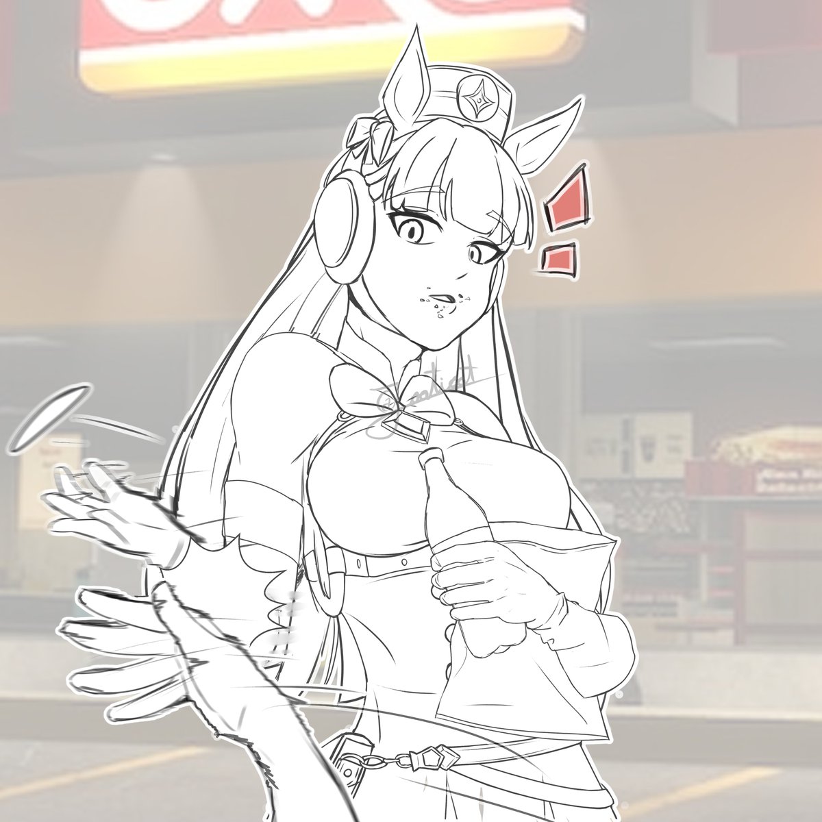 Joaticat_'s tweet photo. soy la goldship🗣️🔥
#umamusume #Goldship #ゴールドシップ #ウマ娘 https://t.co/IYOZfMxoy2