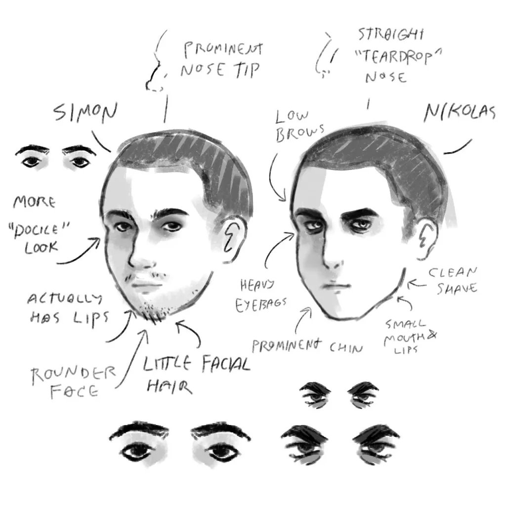 lasagna015's tweet photo. simon and nikolas face/hair drawing studies idk
#simonhenriksson #nikolasrendl #pyromaniac #cryoffear #cof https://t.co/zXYmxrIxMy
