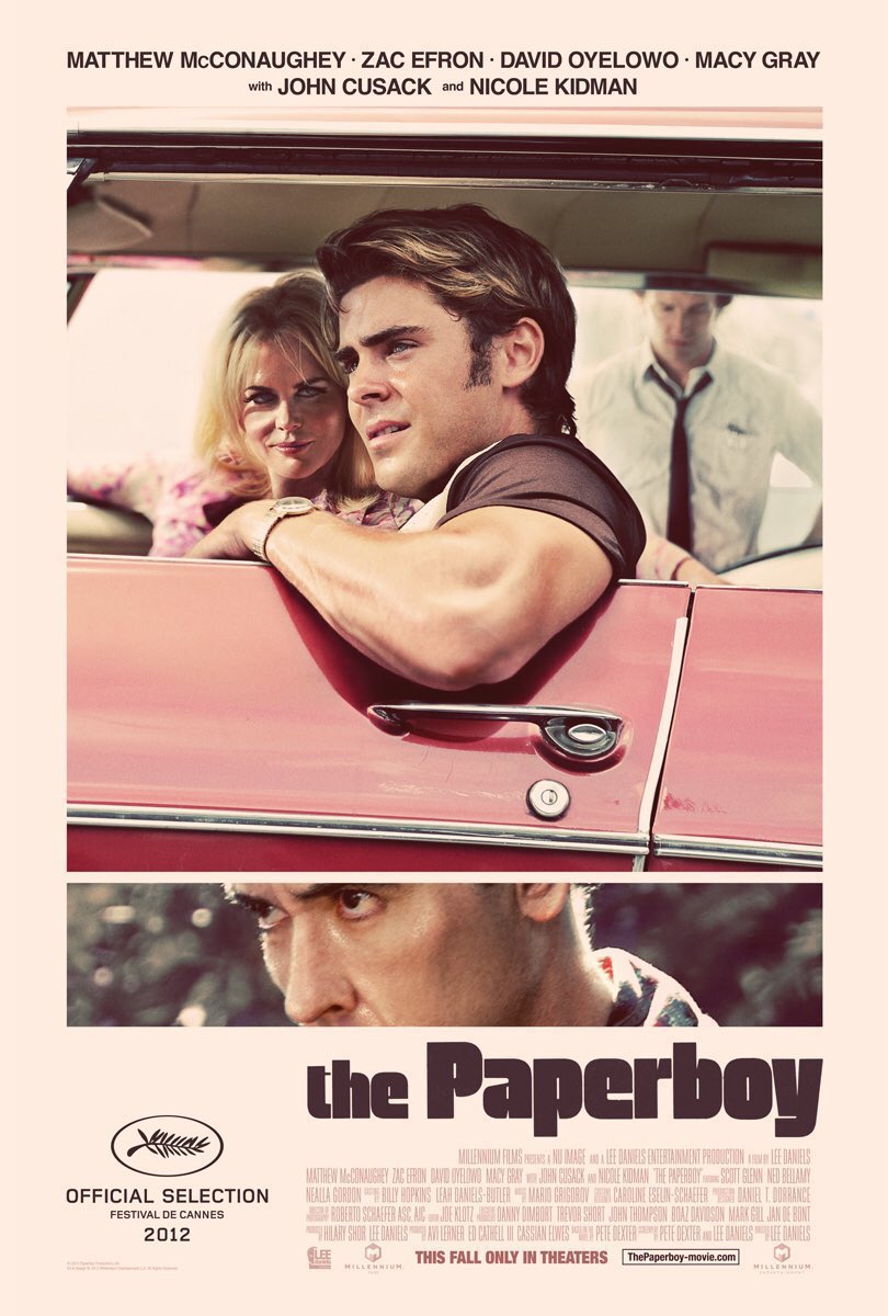 FilmNewsNos's tweet photo. 🎬MOVIE HISTORY: 14 years ago today, October 5, 2012, the movie ‘The Paperboy’ opened in theaters!
#MatthewMcConaughey #ZacEfron #DavidOyelowo #MacyGray #JohnCusack #NicoleKidman #ScottGlenn #NedBellamy #NeallaGordon #LeeDaniels https://t.co/ZgsPBigh9O