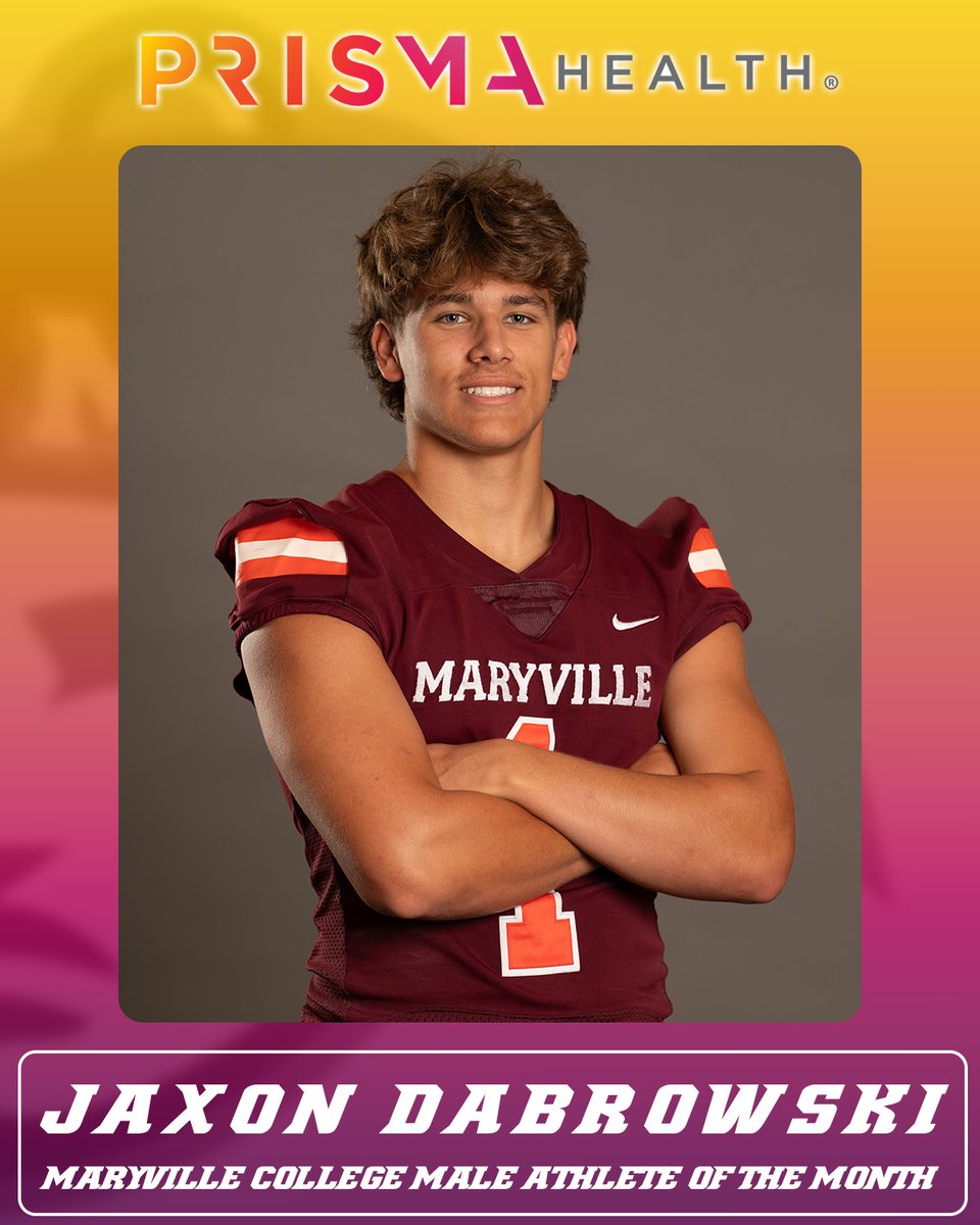 MCScots's tweet photo. Katie Cotten and Jaxon Dabrowski are your Prisma Health September Student-Athletes of the Month ⚔ https://t.co/TzNUPqtdwG