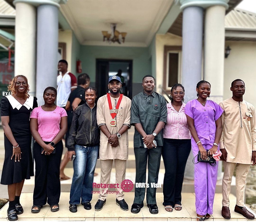 Rotaract_D9142's tweet photo. The DRR, Rotaract District 9142 has begun the club evaluation, with the Ebonyi Zone!
Through one-on-one conversations with RAC Abakaliki, RAC EBSCONS Uburu, RAC EBSU & RAC FETHA, the goal is clear: celebrate wins, support growth & give clubs direction to thrive.
#RotaractD9142 https://t.co/NZUfkBJYh7