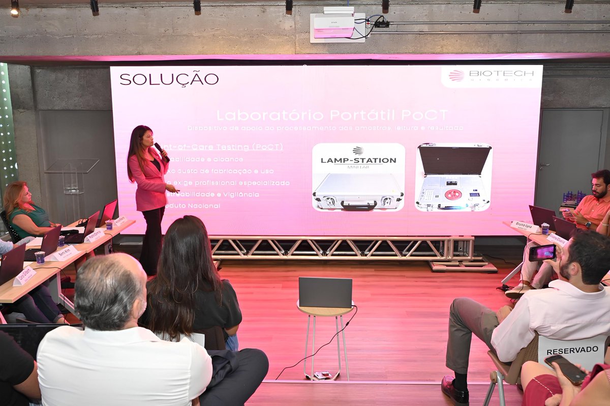 sebraegoias's tweet photo. Esse exame levava mais de 7 dias. Agora sai em menos de 1 hora 🧪 

Uma startup de Goiás criou um kit que detecta doenças graves rapidinho, e tem apoio do Sebrae por trás.🧵 https://t.co/llSDbRA1YE