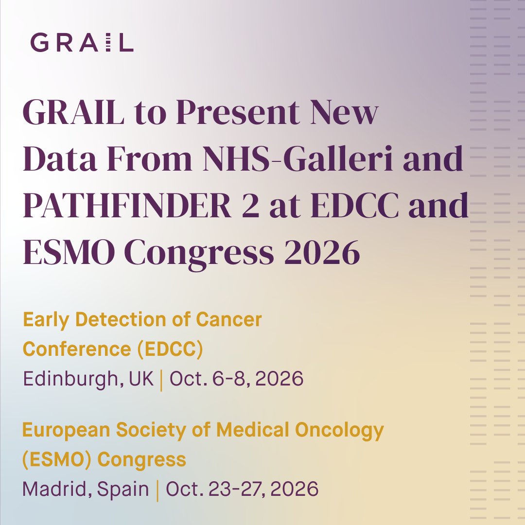 GRAIL ESMO 2026 slide: GRAIL