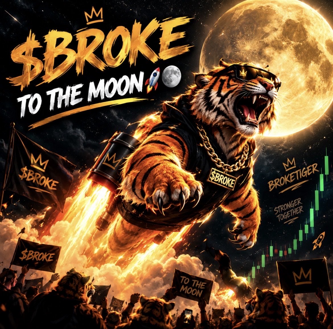 BrokeCoinSOL5's tweet photo. $BROKE 🐯

SEND ITTT 🚀🌕
NO BRAKES. NO FEAR.

BROKETIGER TO THE MOON 🐯🚀 https://t.co/RpTAW9hqvE