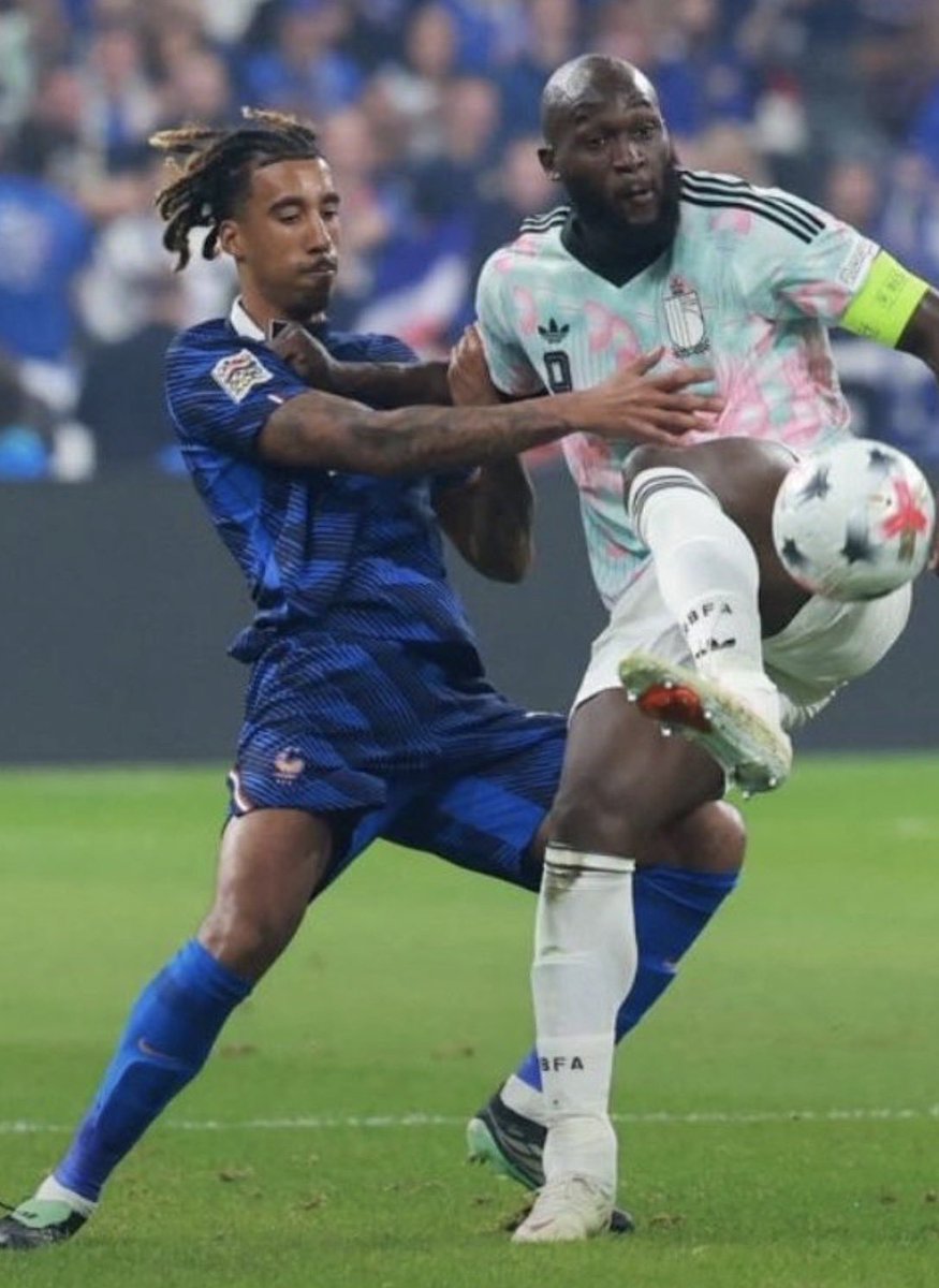 Genzilla7's tweet photo. Lenny Yoro has been a rock so far, for France vs Belgium. 
#FRAvsBEL https://t.co/83CNEnU2kZ