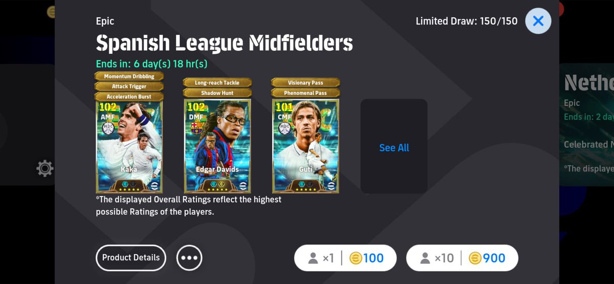 eFBempire's tweet photo. 🇪🇸 SPANISH LEAGUE MIDFIELDERS PACK IS HERE! 🔥

The question is simple…

🎰 SPIN OR PASS? 👀

Who are you chasing from this pack?
And be honest… are you risking your coins or saving them? 😂

Let’s hear your verdict ⬇️

#eFootball  #イーフト https://t.co/5mIfE2We7p