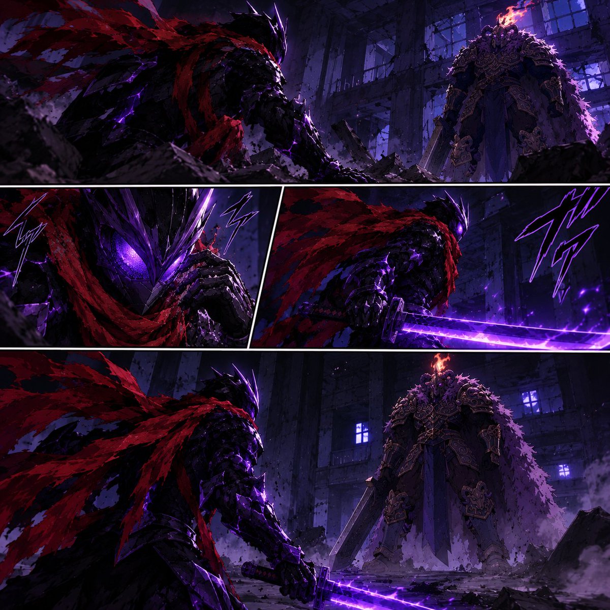 Isaacqz58's tweet photo. @Amadeus_Alter @Kai_CF_RP 🐙: Ese viaje gratis no lo había pedido

-se levanta de los escombros viendo al berserk-

🐙: Tenemos un chico rudo aquí...bien no pienso quedarme atrás

-se levanta quitándose el polvo sujetando fuerte su katana-

🐙: Ustedes no trabajan solos habla quien los está mandando! https://t.co/nzLZs3j4Nm