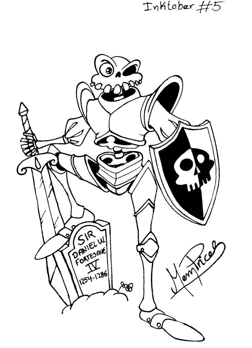 MemPrices's tweet photo. #Inktober 5! #SirDaniel #SirDanielFortesque #SirDanielWigginbottomFortesqueIV https://t.co/Ewix9oESYX