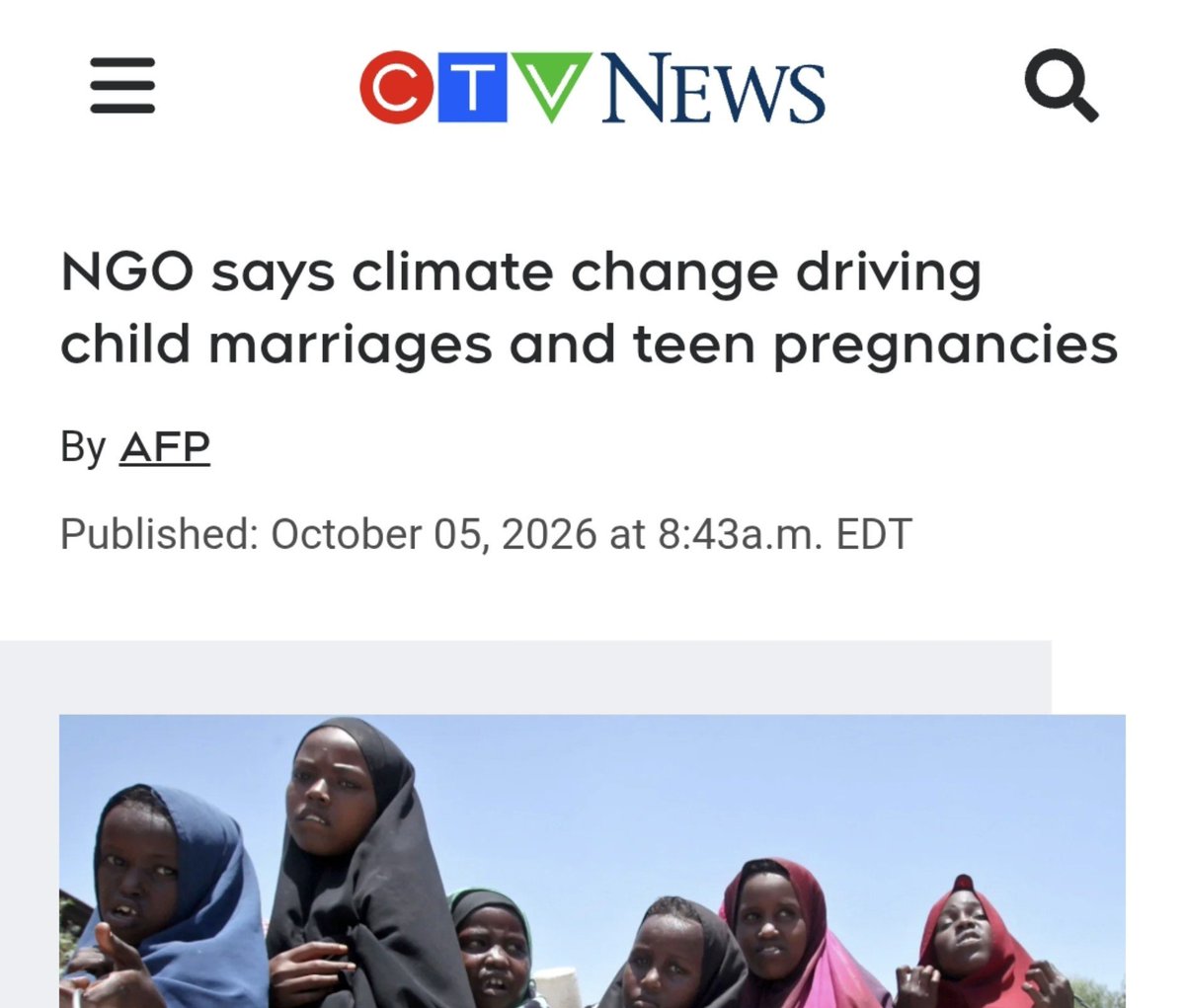 RealMattA_'s tweet photo. Remember:

Only you can stop child marriages by:
 
- driving an electric car
- using paper straws
- installing a heat pump
- paying carbon taxes

The propaganda continues.

LOST FREEDOM FILES  # 5342 https://t.co/oYG8Rc1SX0