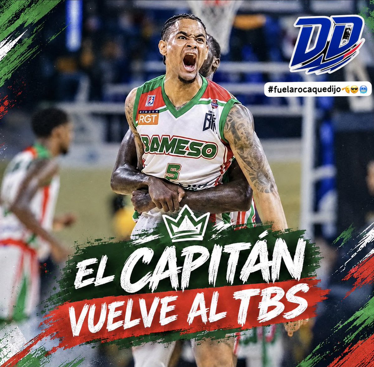 DomDeportes's tweet photo. Víctor Antonio Liz López , vuelve al #tbs , vuelve con #bameso pero en esta ocasión tendrá una responsabilidad mayor , el equipo atraviesa un mal momento y exhibe marca de 2-4 .

#somosdomdeportes1 
Primero en reportar : @adiccionbasket_ https://t.co/pSbwlWWhvy