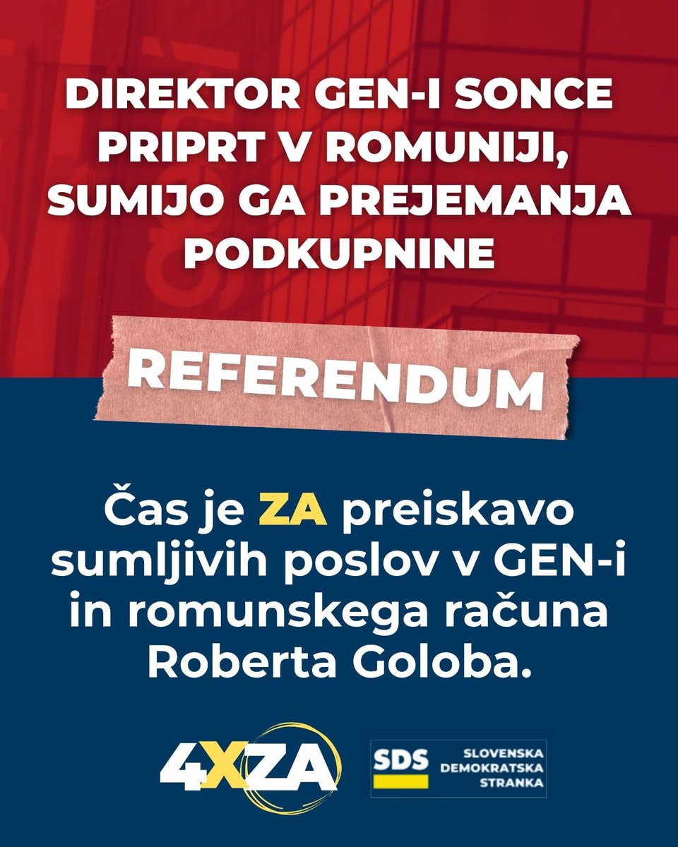 SDS_Cerknica's tweet photo. Čas je, da tudi v Sloveniji naredimo red! https://t.co/JsbB7KtzT8