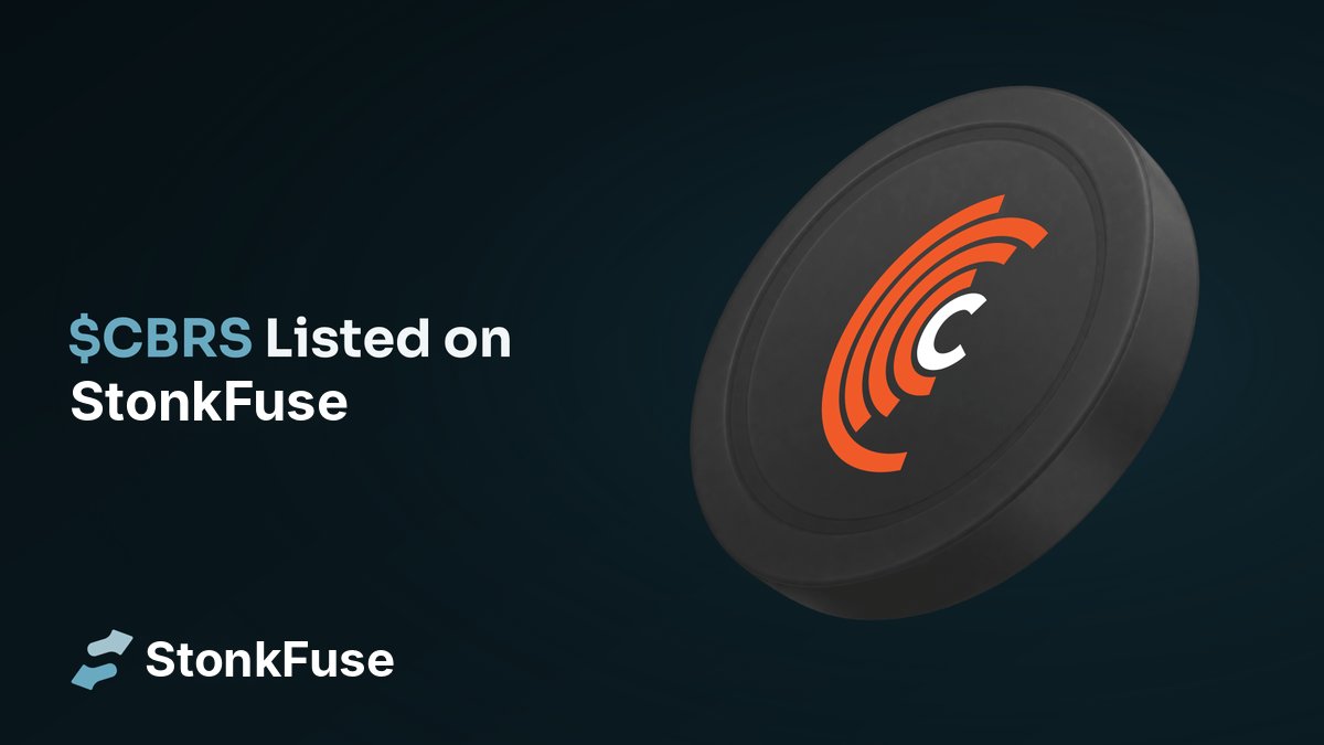 StonkFuse's tweet photo. $CBRS has officially been added to the StonkFuse launchpad. https://t.co/TMsAWKK8Z6