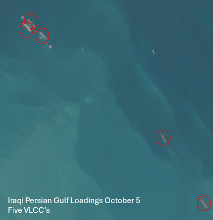 commoditycurate's tweet photo. 🇮🇶 - Iraqi loadings in the Persian Gulf remain firm, five VLCC's loading on October 5

#oott https://t.co/0FVeTCvUhe