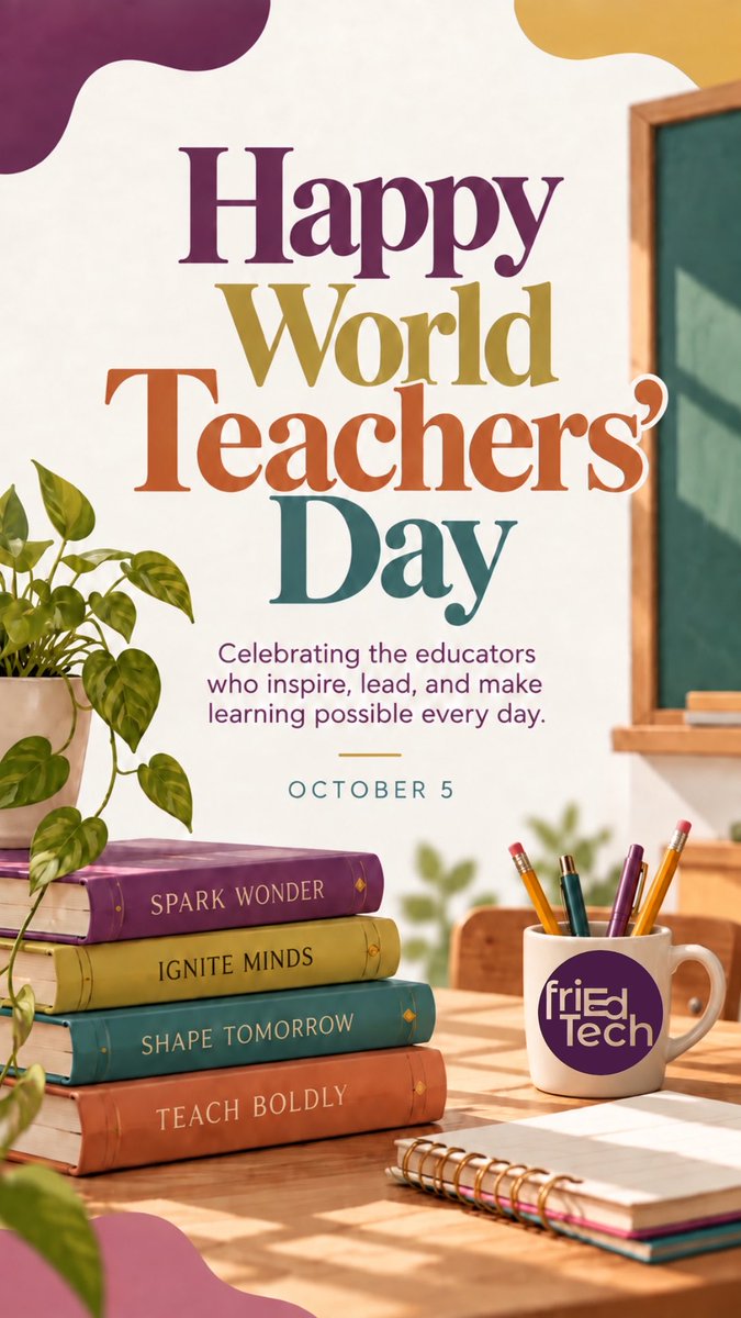 friEdTechnology's tweet photo. #worldteachersday2026 #teachersofx #educators https://t.co/5wM9LmJaUa