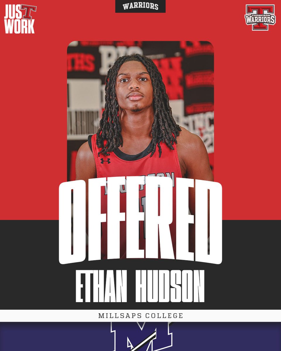 THS_BBasketball's tweet photo. 🚨🚨 ⭕️FFER ALERT 🚨🚨
Congratulations to @ethanhudson2027 on receiving an offer from Millsaps College (@MillsapsMBB) #GoMajors #FlipTheM⚔️
#JustWork https://t.co/hpRh2Tdt96