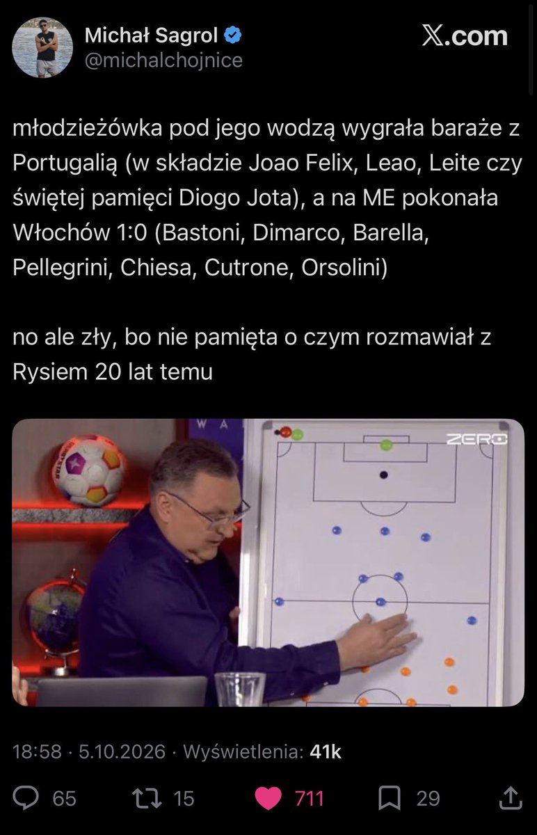 Saho0P's tweet photo. @michalchojnice Dałem lajka numer 711 https://t.co/I5f7zGuCYs
