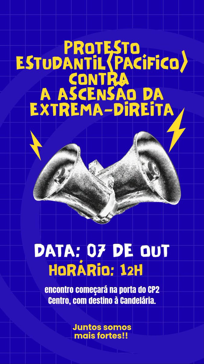 pjmcalove's tweet photo. 🚨🚨🚨 ATENÇÃO🚨🚨🚨
Aos que forem do Rio, Quarta Feira é dia de Luta contra a ascensão da extrema direita! Vamos pra rua conversar com o povo e vencer essa guerra! 
Sigam esse perfil no Instagram (mesmo sem ser do Rio, ajude compartilhando): 🔗 https://t.co/MvGKjRYPYC https://t.co/dSw7UnslLN