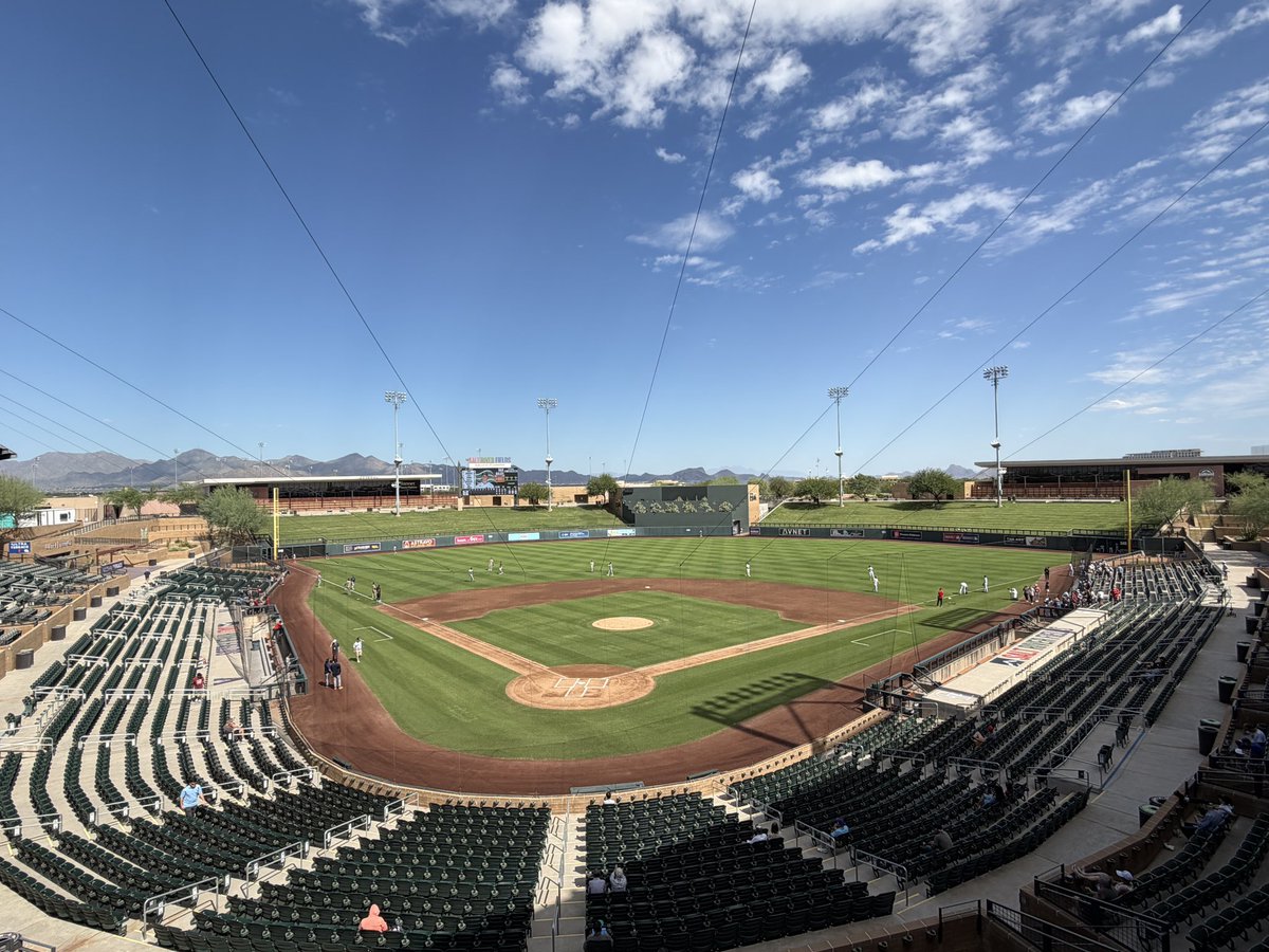 eric_bach7's tweet photo. Back at the @MLBazFallLeague at beautiful Salt River Fields. 

Looking forward to 6 games this week with @MLBLarry!

1:30 pst first pitch: https://t.co/U69nPKFGFc https://t.co/krKpn8V41V