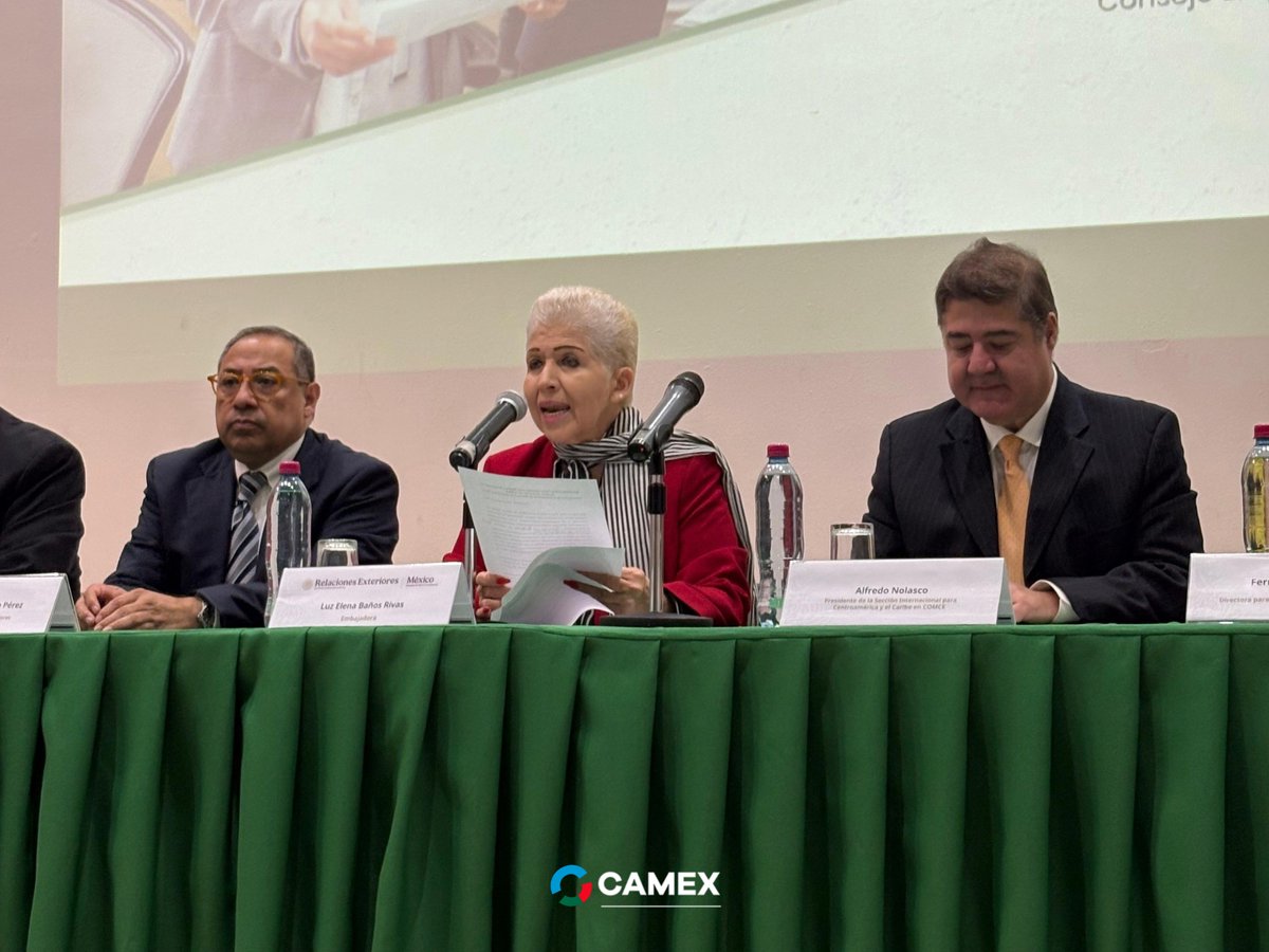 Camexgt's tweet photo. 🇲🇽🇬🇹 Fortaleciendo los negocios entre México y Guatemala

Hoy, nuestro Presidente de Junta Directiva, Marcio Cuevas, participó en el seminario “¿Cómo hacer negocios entre México y Guatemala?”, organizado por @ComceOficial  y @EmbaMexGua. https://t.co/aoJXjqiwJi