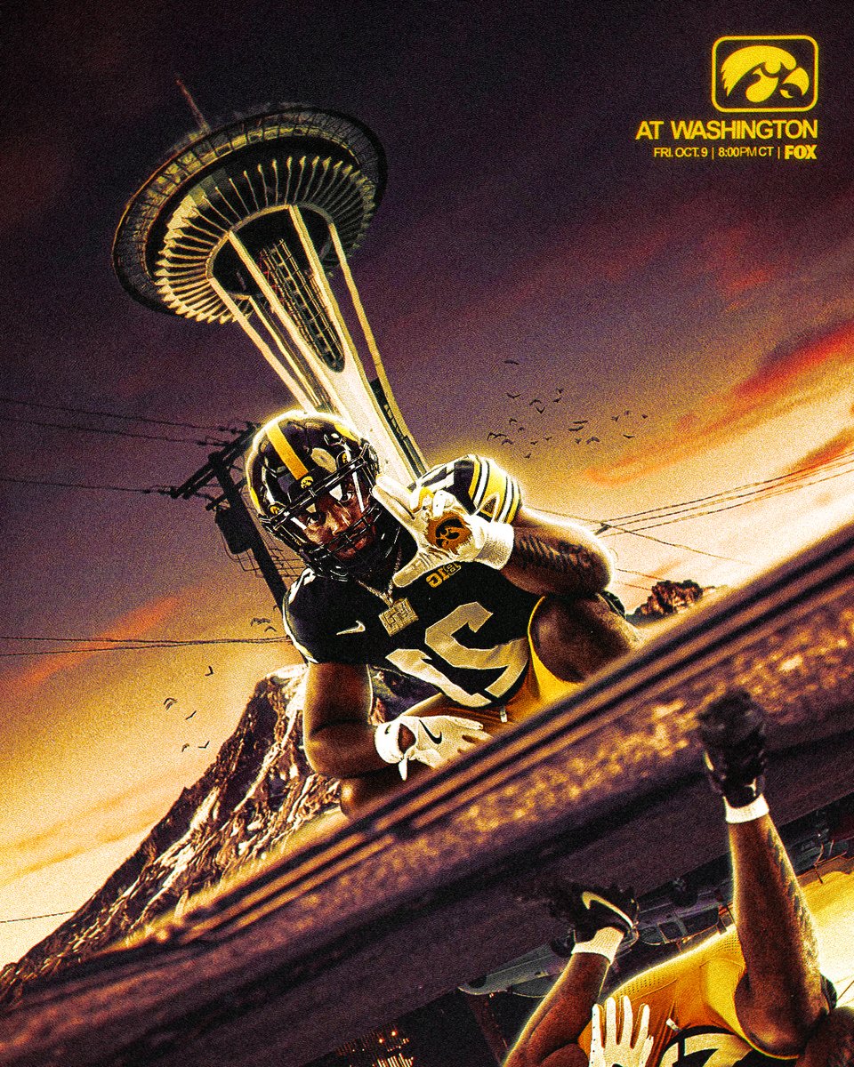 HawkeyeFootball's tweet photo. Next stop ➡️ Seattle https://t.co/NHcIhjMviv