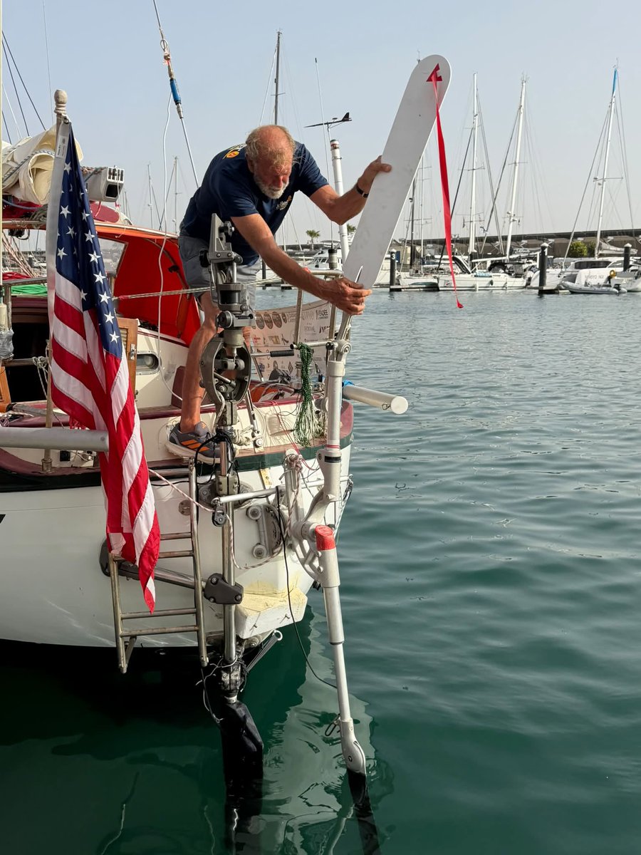 GoldenGlobeHQ's tweet photo. 🚨 Guy DeBoer is back at sea! ⛵🔥

Survey report submitted, iPhone sealed, and Guy is sailing again under Chichester Class, keeping his #GGR2026 adventure alive.

The dream continues. 🌊💪

📸 Thanks Eli Van den Broek!

#DreamChaser #AdventureContinues https://t.co/zdHKh2vOYL