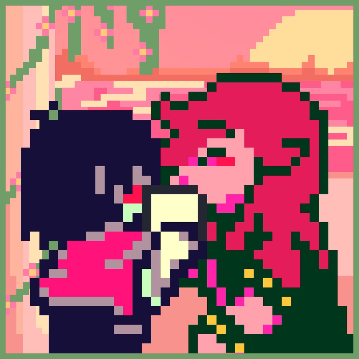 OnCrackNugget's tweet photo. 🥹 I love them soooo much!🚶‍♂️I'm such a krusie addict

#deltarune #pixelart #krusie https://t.co/58fCyLlTXe