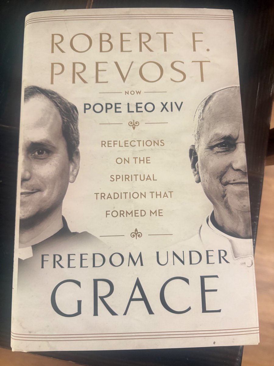 Popesplainer09's tweet photo. Just got Pope Leo XIV’s first book, this finna be awesome 🔥 https://t.co/c9ZWGrvYj7
