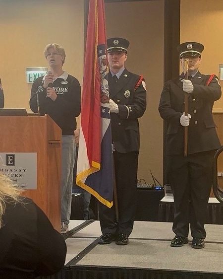 SPFPD's tweet photo. Thank you to MPSCC for allowing the @SPFPD to participate in today’s opening ceremonies.￼ https://t.co/K7eOhcAdRV