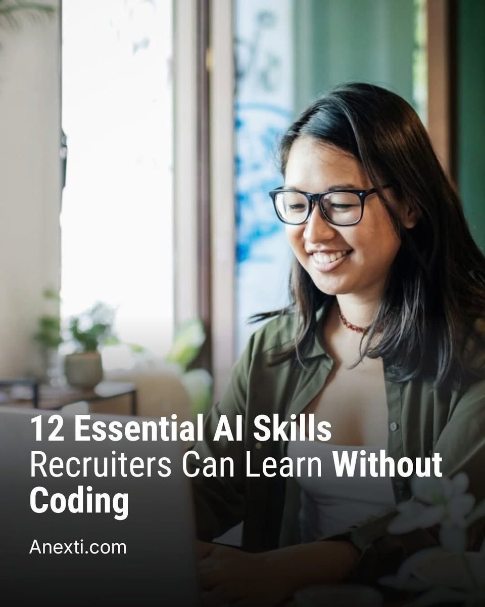 anextiofficial's tweet photo. Recruiters don’t need to become developers to make AI part of their everyday work.

👉 Learn more on Anexti: https://t.co/CWtj4Ujkxm

#Recruitment #ArtificialIntelligence #AIRecruiting #Recruiters #TalentAcquisition #Hiring #FutureOfRecruiting #Anexti https://t.co/sJ7Lm9CG6W