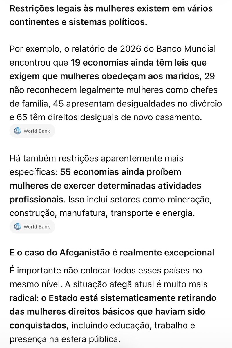 psirebecanepo's tweet photo. @saramacciel Muitas mulheres não tem algumas liberdades no mundo e tem aumentado o desrespeito aos direitos humanos no mundo inteiro. Olha só esses números! https://t.co/z5ynTUSlbs