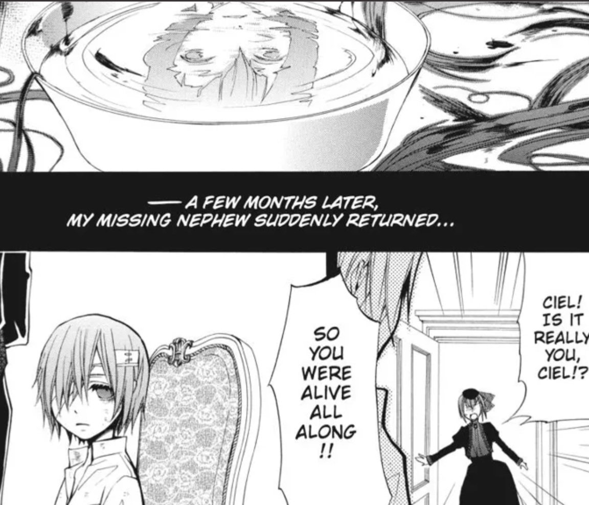 hxhheart's tweet photo. The way that O!Ciel came running to Tanaka and returned his hug, but when his aunt and Lizzy approached him, he never reacted the same way. That old man is a safe place for him. He sees him for who he is. not Ciel, not his spare, not the other one, but O!Ciel for who he truly is. https://t.co/zoUglqghlh