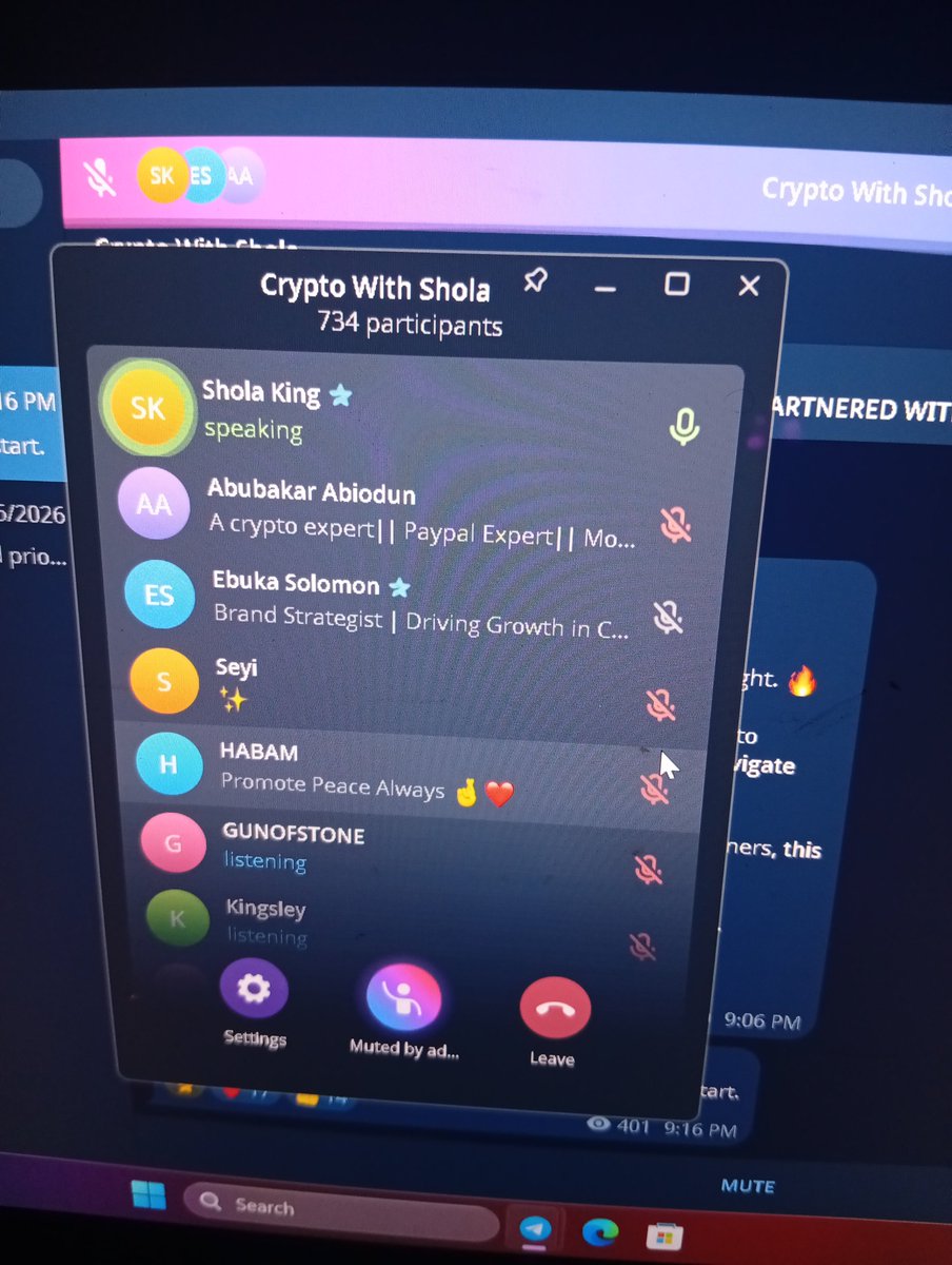 Mustapha_2109's tweet photo. We are live now with #cryptowithshola 
Join now! https://t.co/U9OeB9iuGP