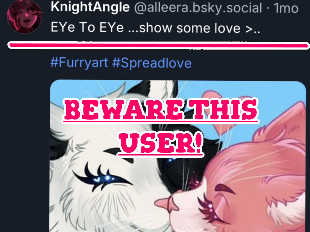spideyivory's tweet photo. [URGENT] ‼️ PLEASE BEWARE OF THIS USER‼️
They have uploaded not only MY Art and removed the watermark but also other peoples art and promoted commissions on their profile claiming it as their work. This isn’t cool, it’s scummy and should not be tolerated. https://t.co/ygJBd8nirV