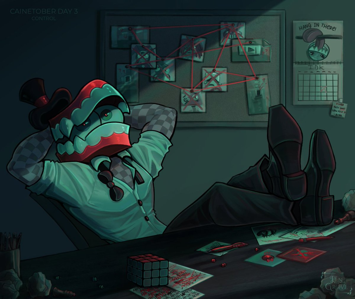 FengroveArt's tweet photo. #Cainetober Day 3: Control https://t.co/0zEgiegcJd