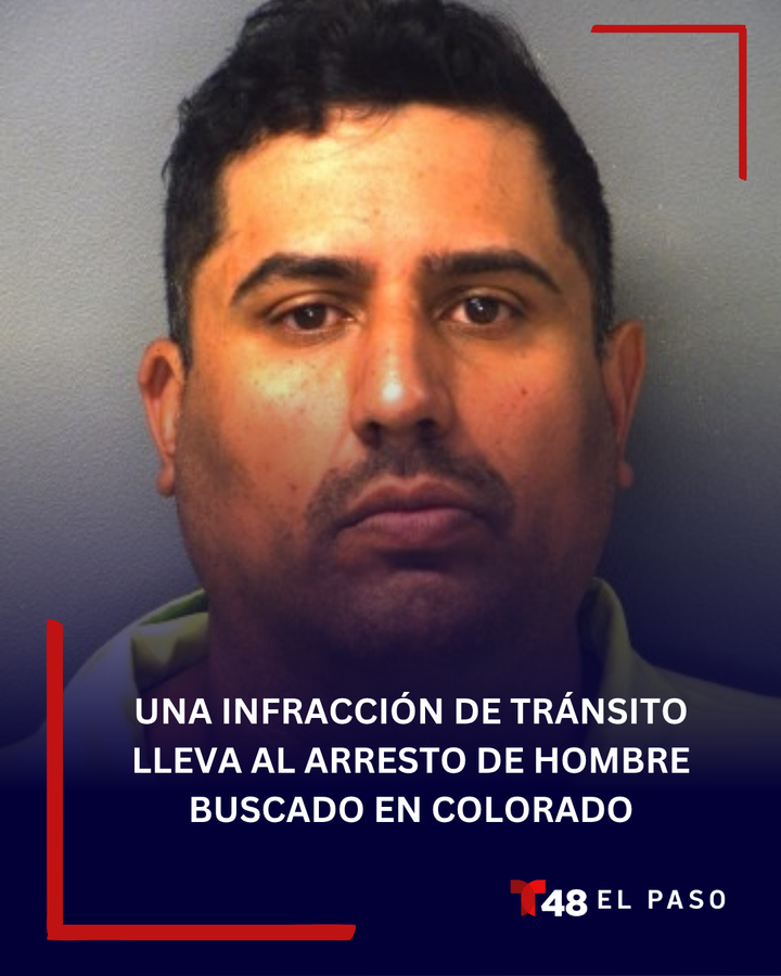 TelemundoEP's tweet photo. 🚨 Lo que parecía una simple infracción de tránsito reveló algo mucho más grande. Un hombre de Colorado terminó tras las rejas en El Paso. 

Más aquí: https://t.co/K3NQGXWW0e

#Telemundo48EP #ElPaso #Colorado #Crimen https://t.co/VjRoehFCR9