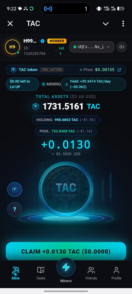 99cryptoAi's tweet photo. https://t.co/7NAUjz6ja6
#TAC #TACToken #TONProtocol #TONJETTON #TACMining #TONMining
#FreeMining #CryptoMining #MineTAC #TACCommunity #TONChain
#TACYield #HoldTAC #CryptoEarnings #DailyYield #Miners https://t.co/oB6pXlh24T