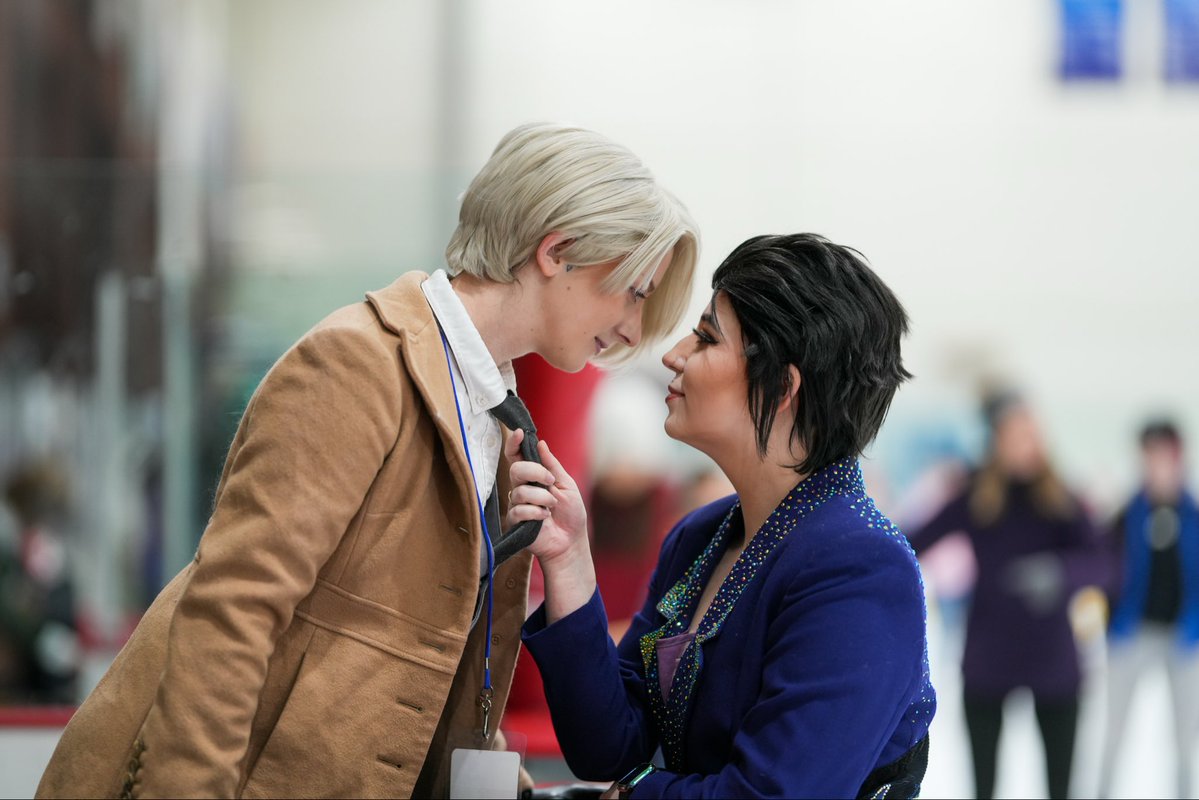 catmomcos's tweet photo. happy ten year anniversary yuri on ice. see you next level ￼😭 https://t.co/NkINAf6d9e