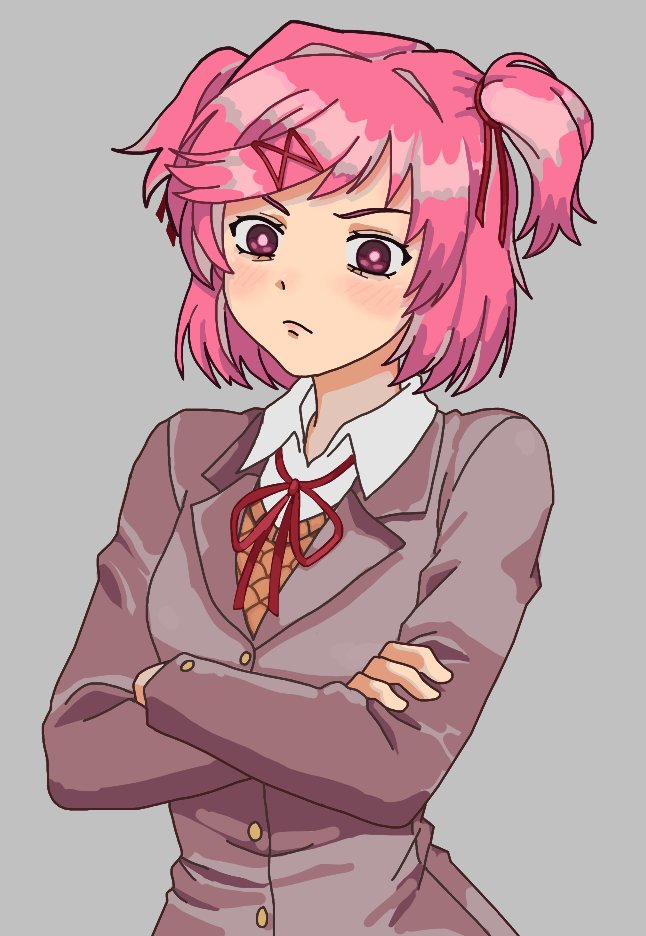Blobcat32's tweet photo. Yeah Natsuki #ddlc #natsuki https://t.co/qeg5cVxEXl