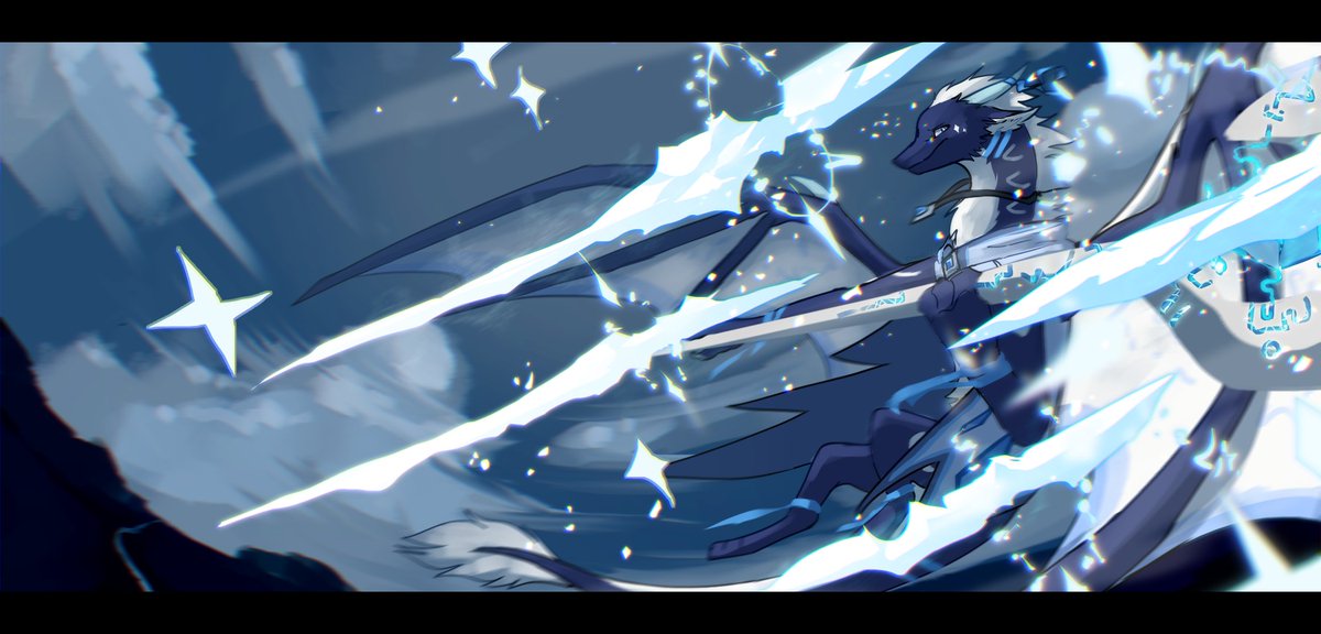 stressedsnout's tweet photo. ice related stuff is always fun to draw #dragon #scene https://t.co/dcjiktAf8G