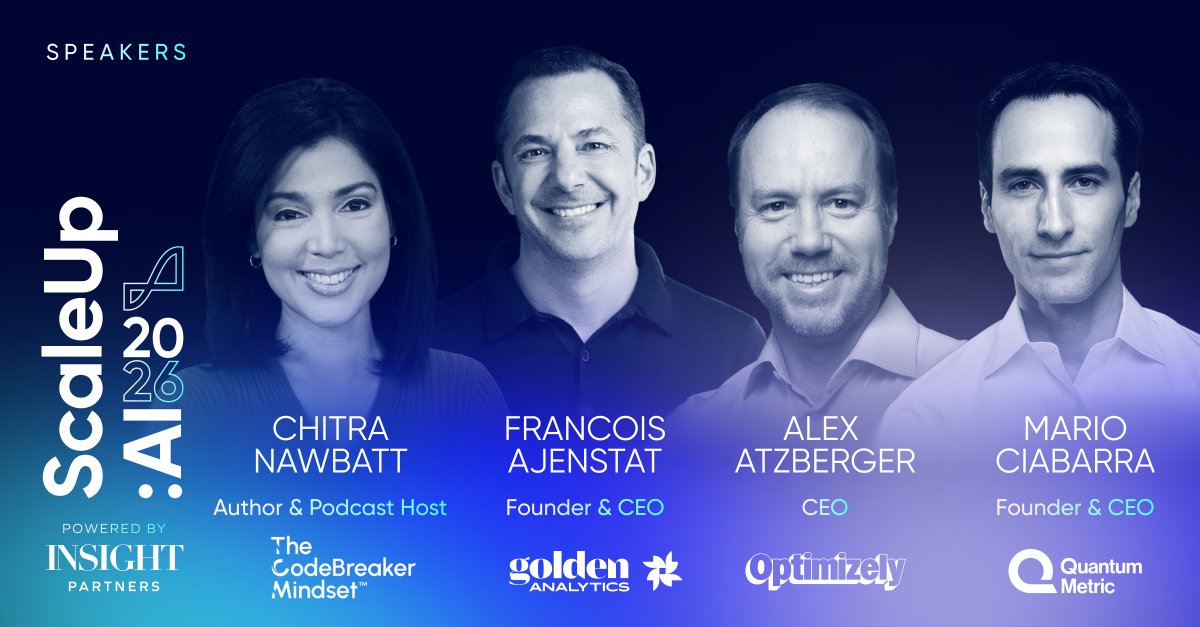 chitranawbatt's tweet photo. Excited and grateful to join these distinguished leaders and contribute to ScaleUp AI!

Congrats Insight Partners for building one of the most innovative and value creation oriented ecosystems.   👏

Thank you for having me!

#CodeBreakerMindset #Grateful #Win #VentureCapital #AI @insightpartners @mariociabarra @aatzberger @Ajenstat