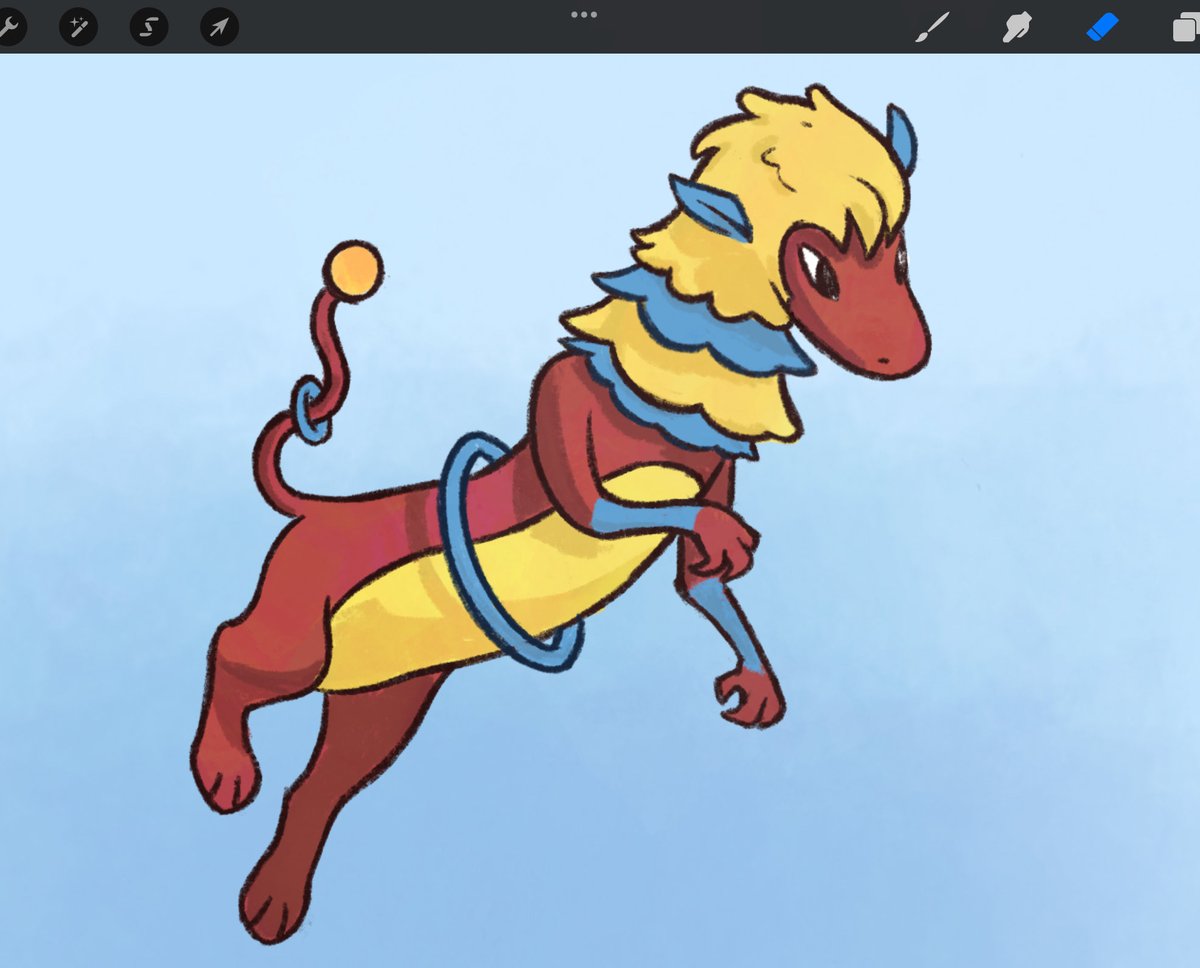 Cheff63980's tweet photo. Made this creature :3 
 #oc https://t.co/w4XmmFVEeV