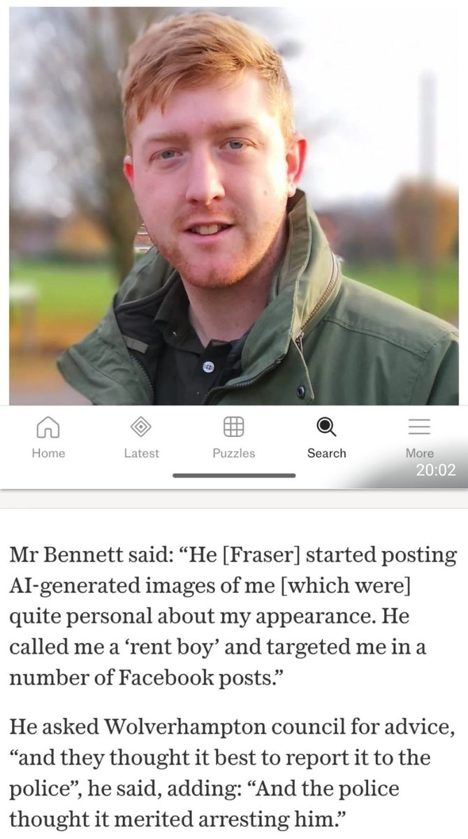 CeliaHibbert's tweet photo. BREAKING: Simon Bennett- relegated Wolverhampton’s @Conservatives Leader reportedly took a 15-year-old boy’s online criticism to the #police, describing his posts as “unpleasant”. The boy was arrested!

Thank you to the @NZFreeSpeech
 for standing by this young man through a deeply troubling experience. Free speech must be defended, without fear or favour.

Read the full article: https://t.co/f0CpkBSWGG

@reformparty_uk
@ReformDaily_
https://t.co/EmJlGc4L21