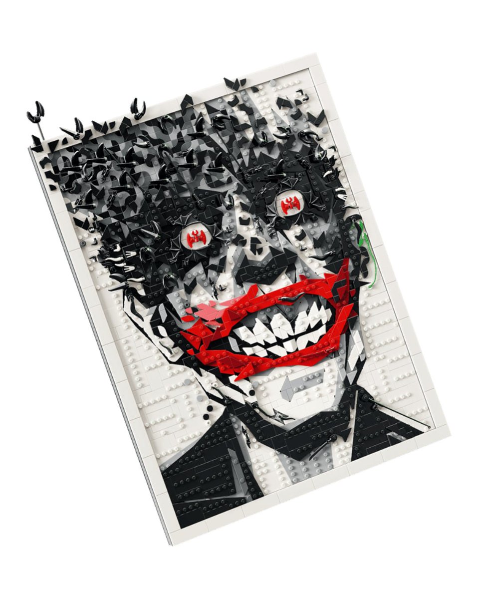 Collect's tweet photo. LEGO just revealed a Joker Wall Art set inspired by the classic Detective Comics cover 😱

The build is 1,849 pieces and will retail for $169.99. https://t.co/XlbfssDRMR