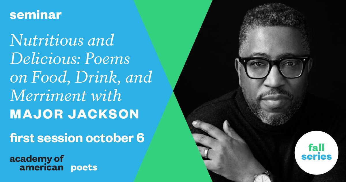 POETSorg's tweet photo. The first course is tomorrow! 🍽️

Join @poet_major for a four-session virtual seminar exploring poetry, food, memory, and nourishment.

Can’t attend live? Recordings and class materials are available for 60 days after the final session.

Starts Oct. 6: https://t.co/krp8aRcGAI https://t.co/XZSt9WjpoD